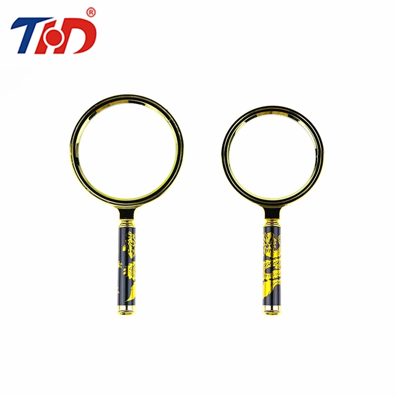 THD Portable 80/90mm Magnifying Glass Handheld High Definition Reading Eye Loupe Magnifier for Jewelry |