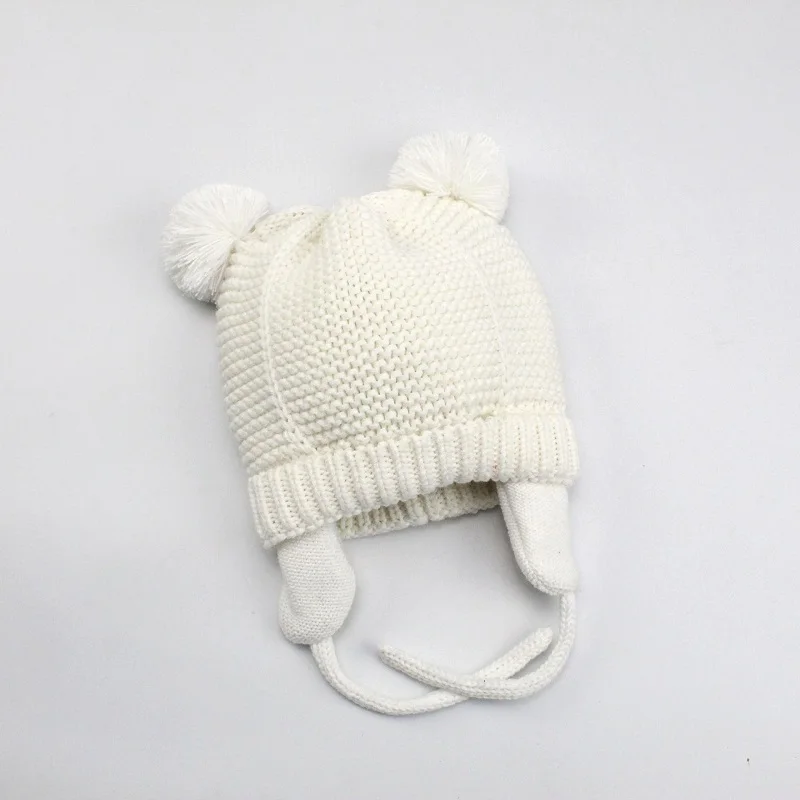 3 Sizes Baby Hats 0-2 Years Boys Girls Hats Kids Winter Bonnet Enfant Hat For Children Baby Muts KF744