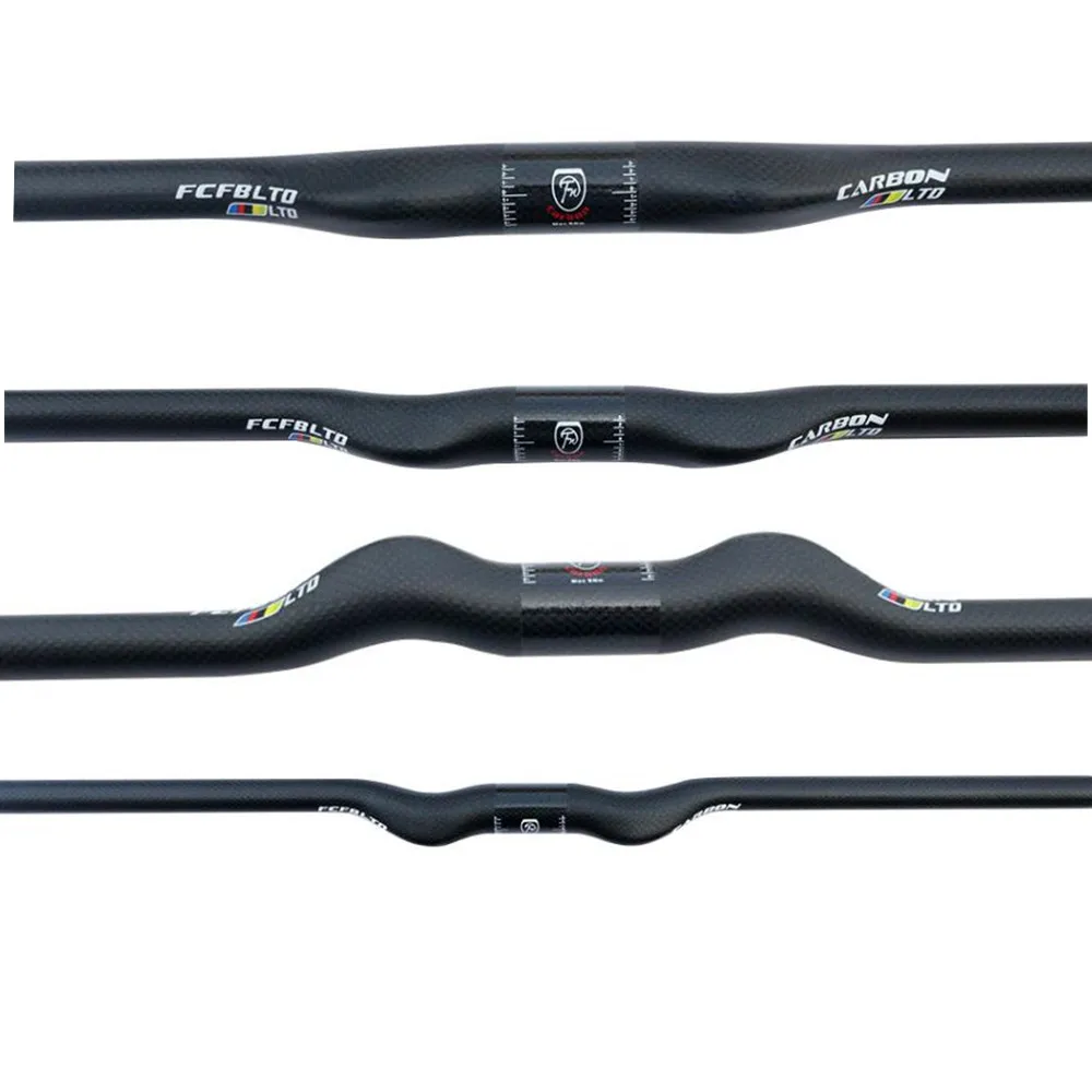 FCFB углеродный руль matte LTD BMX горный плоский бар размер 25 4 мм 31 8 велосипед части для
