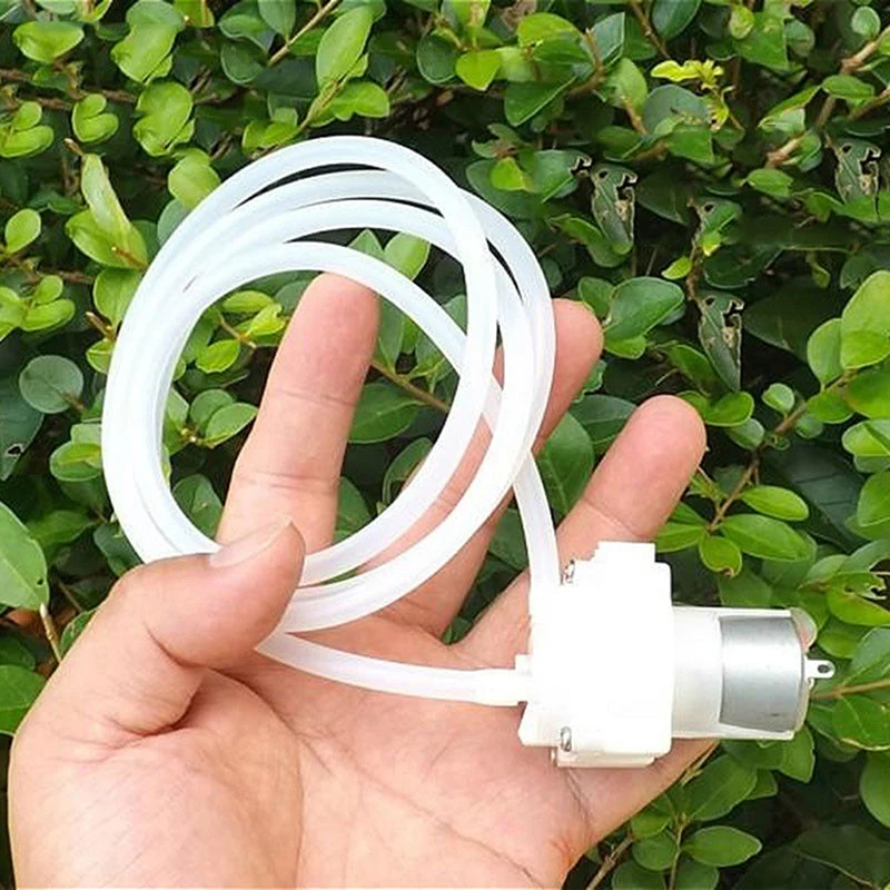 DC Micro Gear Self-Priming Water Pump Mini Oil Pump Suction With 1M Pipe