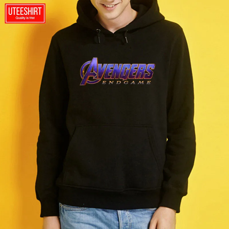 Men's Avengers Endgame Hoodies Sweatshirts 2019 Women Harajuku Marvel Hooded Unisex Clothes Streetwear