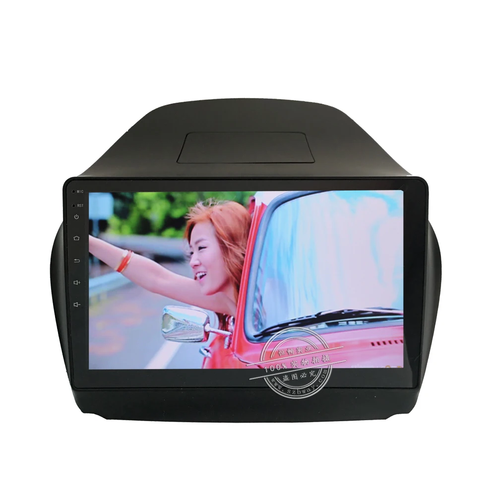 Sale Bway 10.1" Car radio for HYUNDAI IX35 New Tucson 2010-2015 Quadcore Android 7.0.1 car dvd player gps navi with 1 G RAM,16G ROM 3