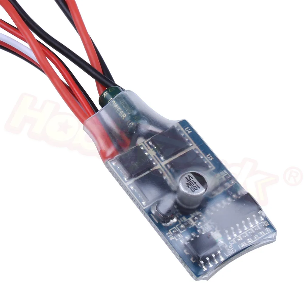 30A ESC Матовый регулятор скорости для 1/12 1/16 1/18 1/24 RC автомобиль военный грузовик