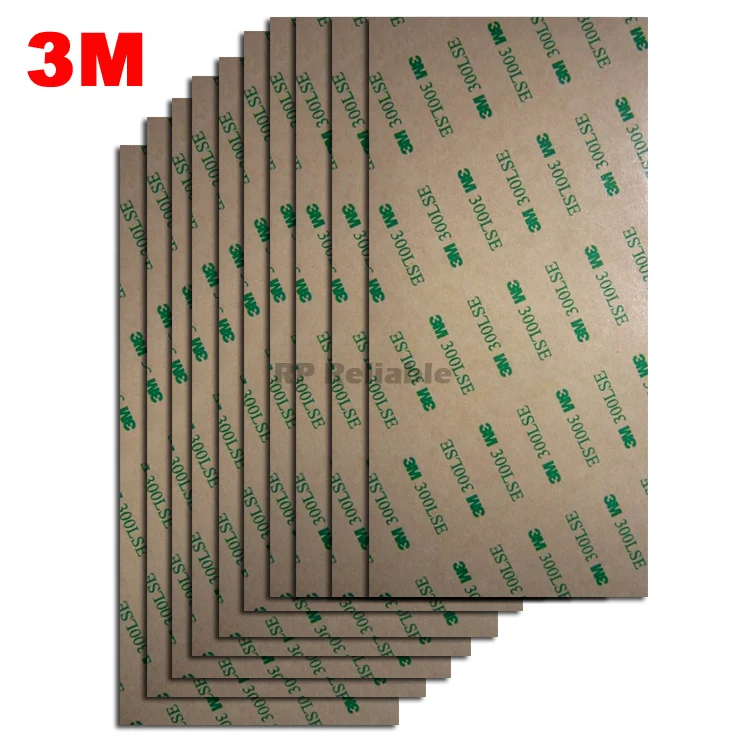 

10 Sheets 100*200mm 3M 9495LE 300LSE PET Two Sides Sticky Tape for iphone 4S 5 ipad LCD Frame Digitzer Bezel Repair