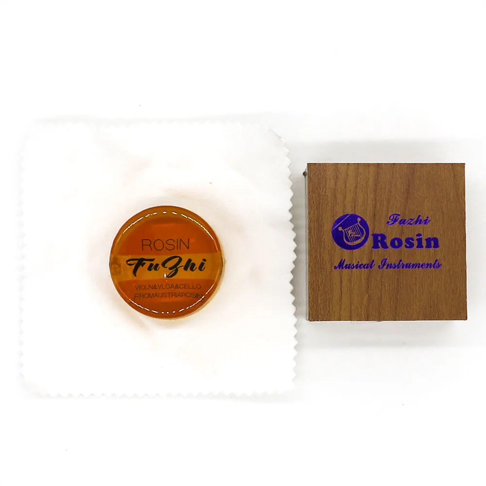 

Transparent Rosin Resin Colophony Rounded for Violin Viola Cello Bowed String Accessories with Box