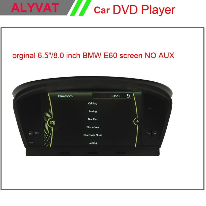 Flash Deal 8" Car DVD GPS player for BMW 5 series E60 E61 E63 E64 BMW M5 2003 2004 2005 2006 2007 2008 2009 2010 Original car is with AUX 11