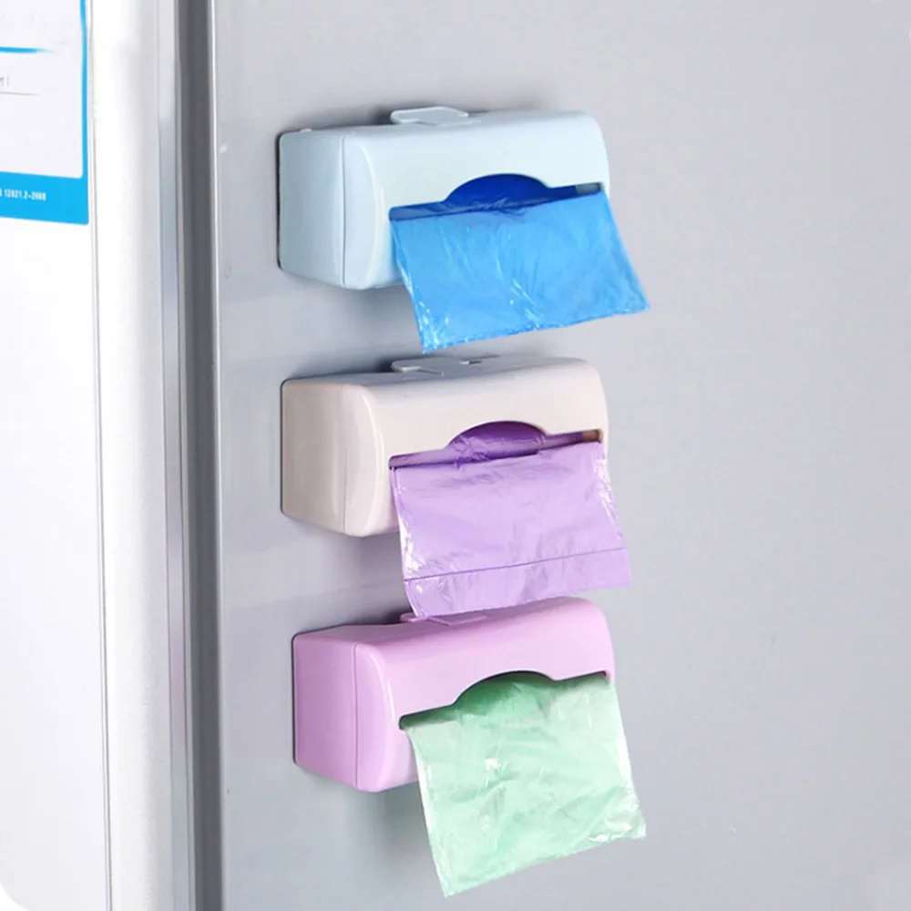 

1PCS Garbage Bag Storage Box Wall New Multi-purpose Storage Organizer Bag Storage Box Container Stash Box Organization Case