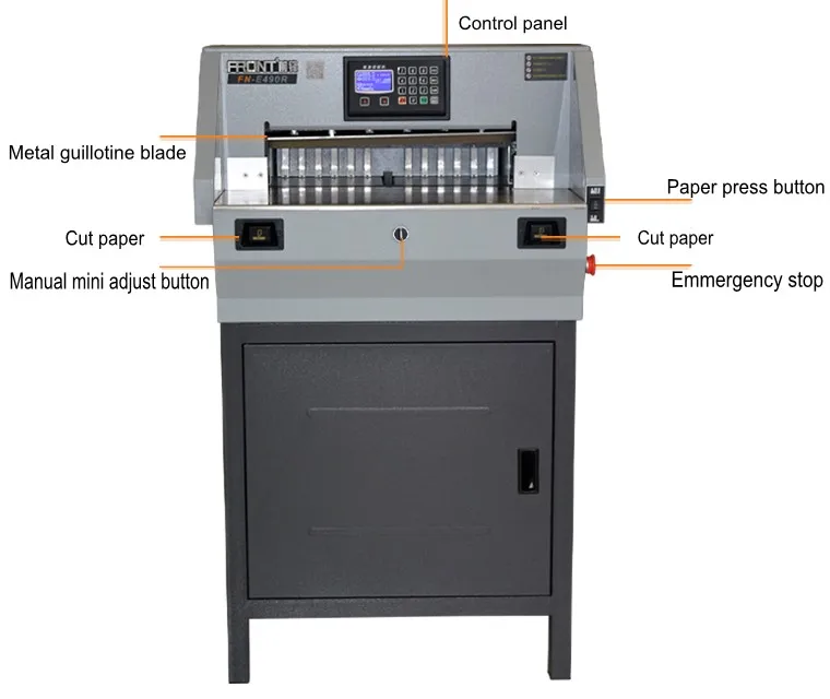 Новая цифровая программируемая машина для резки бумаги гильотина 460 мм