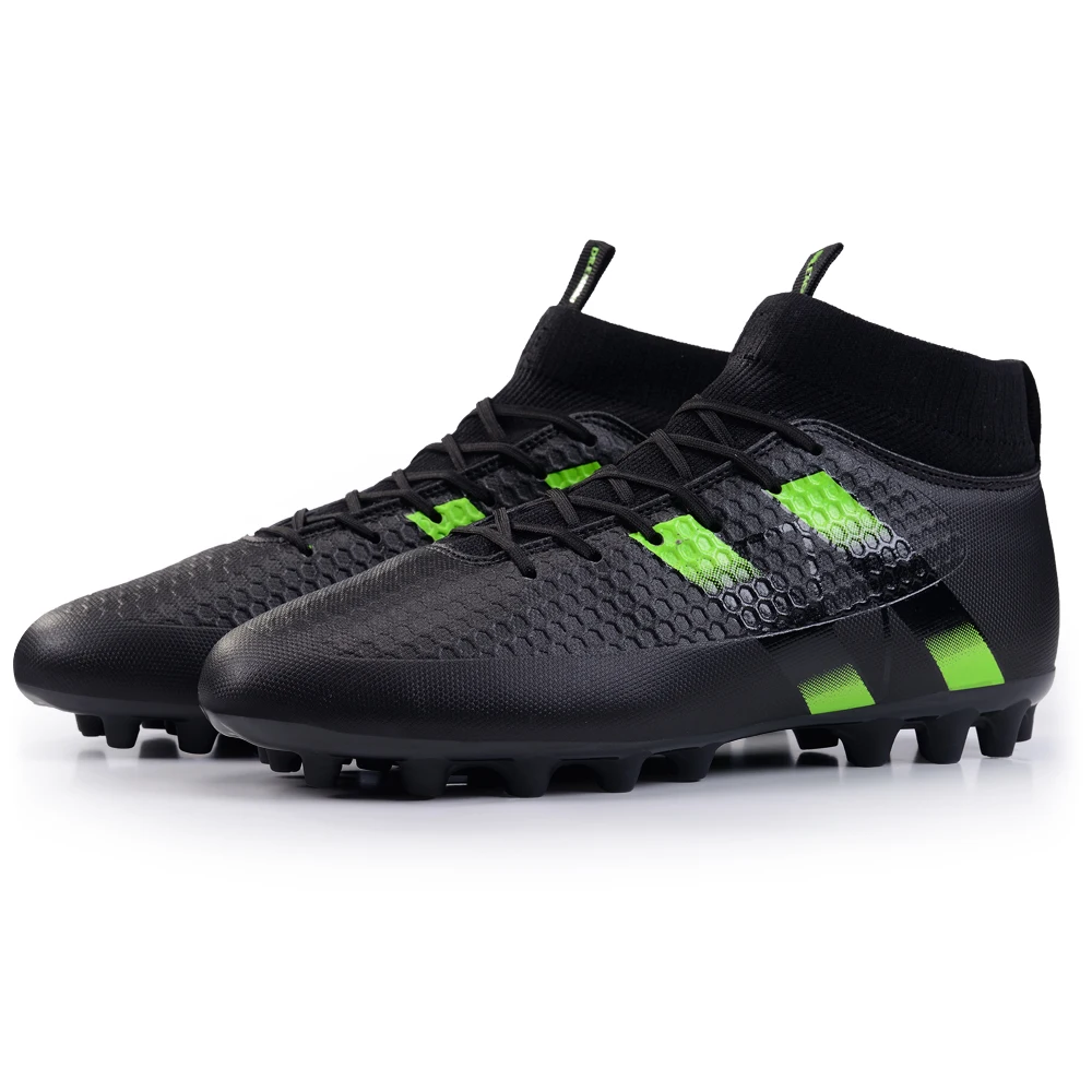 zeeohh New spike soccer football shoes high ankle men crampon football boots superfly original cleats futzalki football sneakers