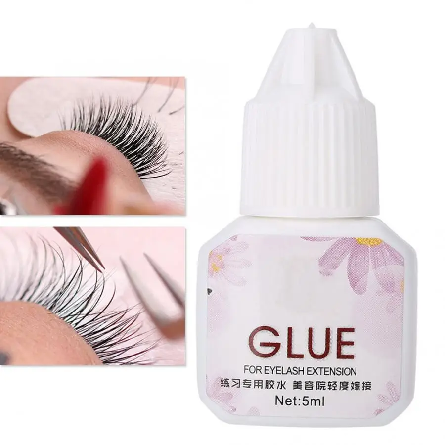 

Individual Eyelash Glue 5ML Eyelash Extension Glue Grafting Eyelash Glue Beginners Practice Extension Adhesive Eyelash Glue