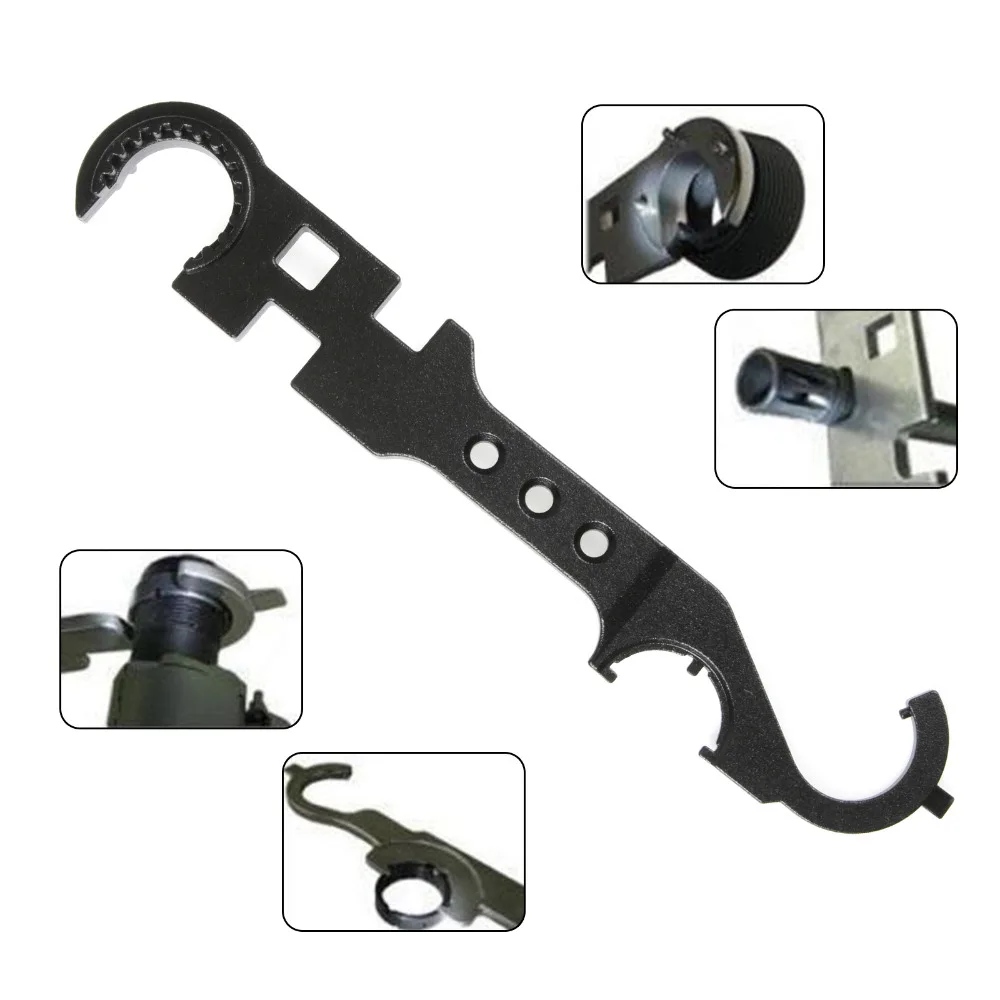 

AR15 / M4 Tool Wrench Y36-A Field Multi-function Wrench Steel AR Outdoor Heavy Duty Multi Combo Purpose All Steel Metal wrench