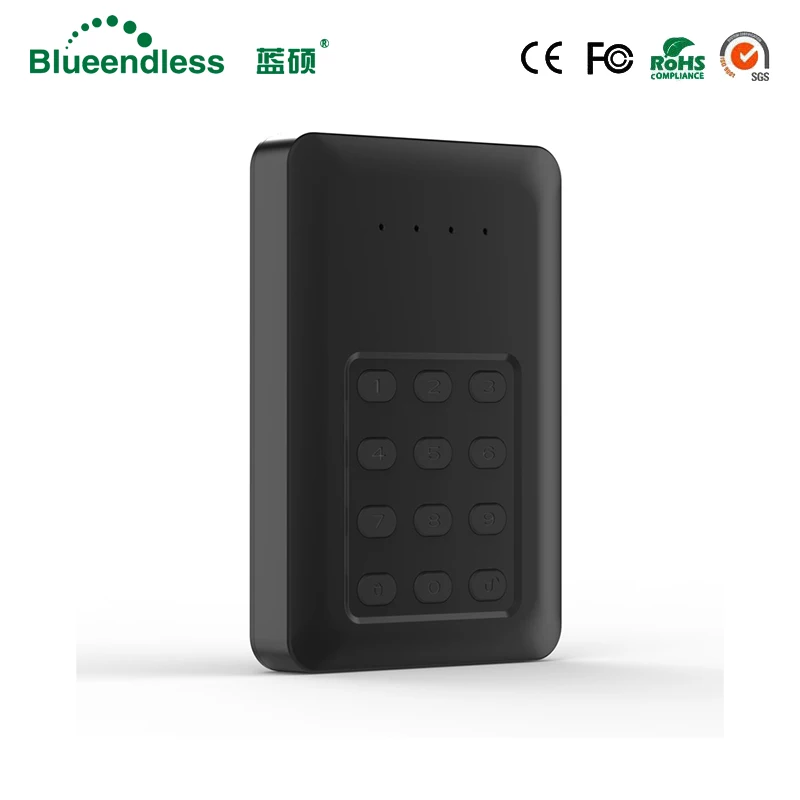 Blueendless Lock серии 2," HDD корпус диск Sata к usb 3,0 зашифрованный hdd коробка для ноутбука Настольный ПК компьютер