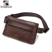 FUZHINIAO натуральная кожа поясная сумка мужской ремень новая брендовая модная поясная сумка на пояс Мужская нагрудная сумка для телефона сумка