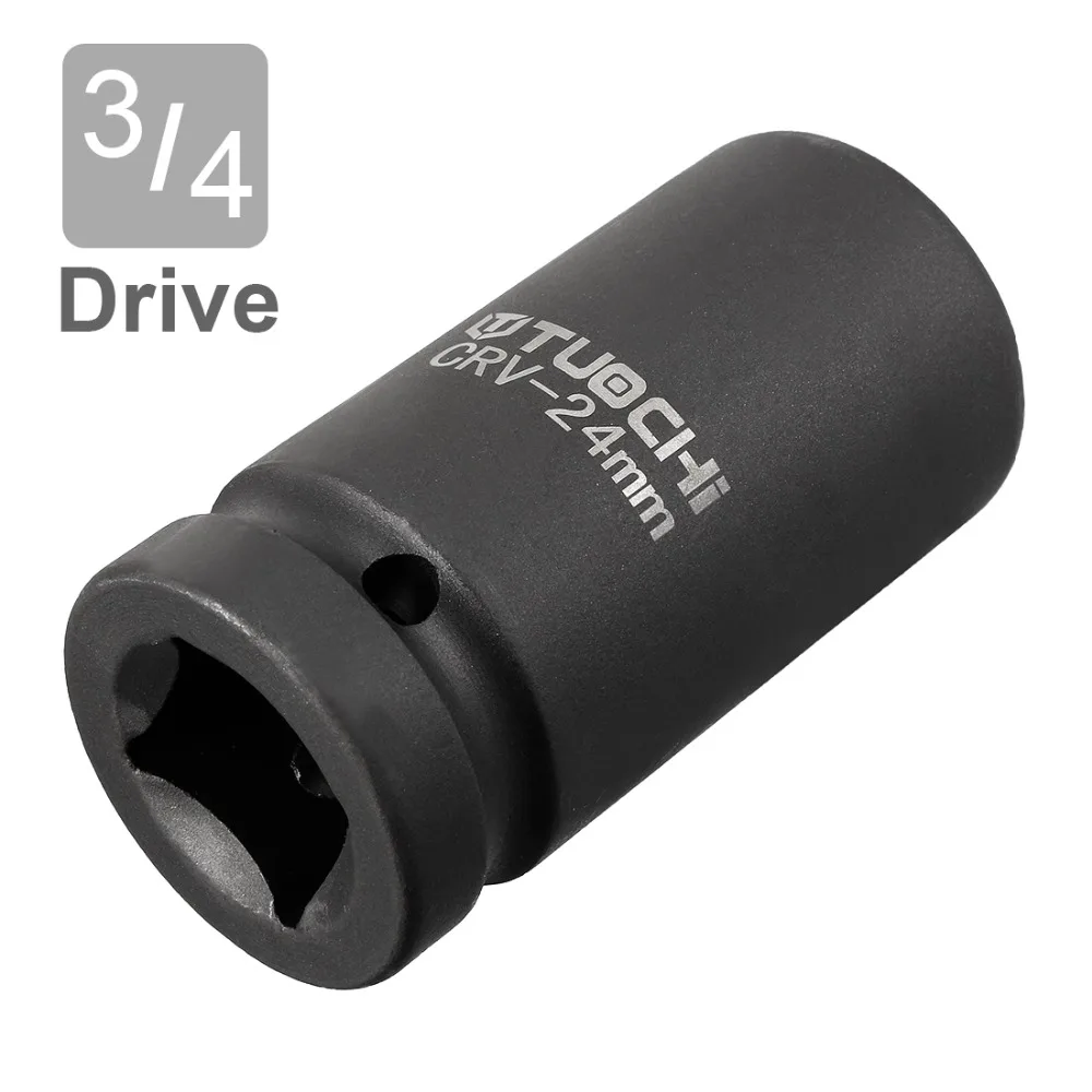 

Uxcell 1 or 3/4-inch Drive 17-34mm 6-Point DIY Hand-making Shallow Impact Socket,Pin Hole Design for Pin and O-ring Systems,Cr-V