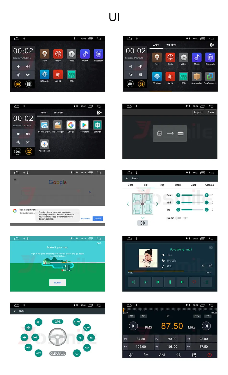 Perfect Android 8.1 4 Core Car DVD Player Multimedia Head Unit Navigation For Mercedes/Benz/W209/W203/Viano/W639/Vito Radio GPS Wifi FM 18