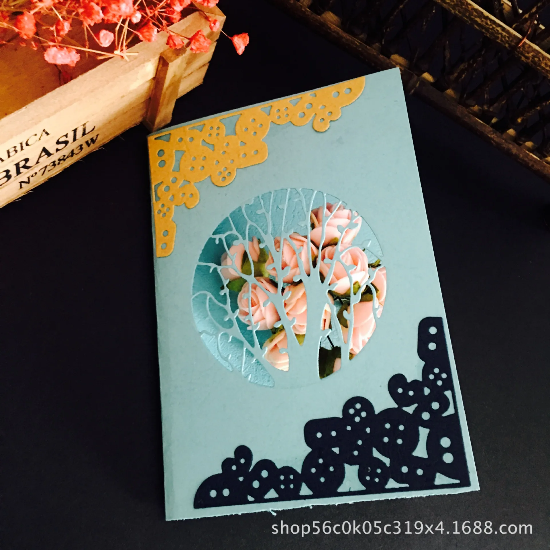 Leaves cover Metal Cutting Dies For Scrapbooking Die Cut DIY Paper Cards Craft Snijmal En Embossing Tools | Дом и сад