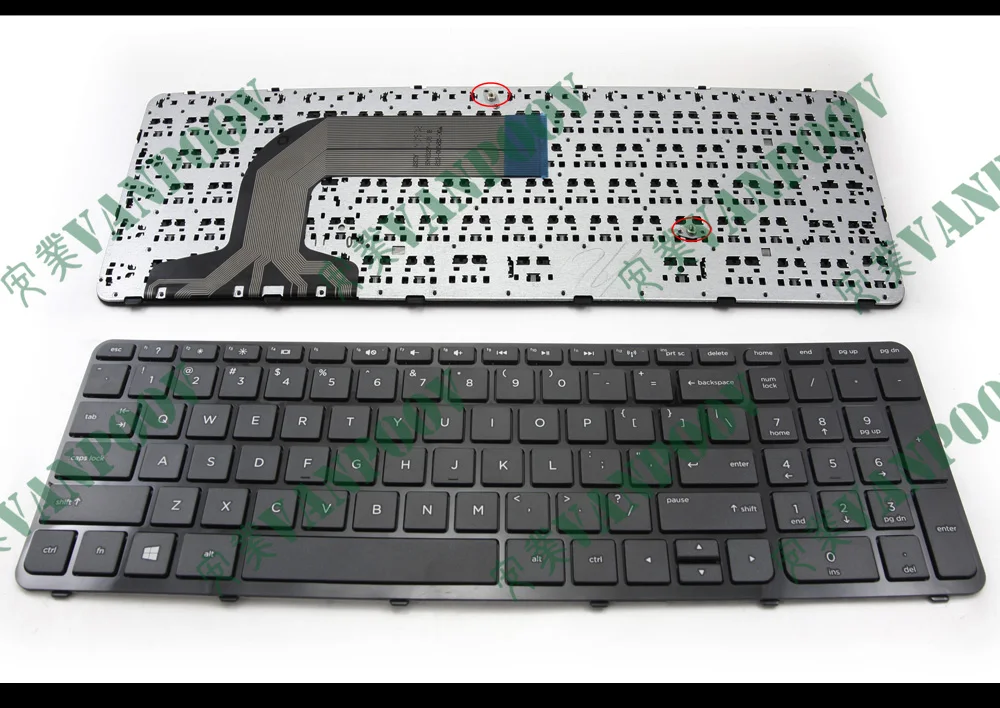 New Origi HP Pavilion 17-e000 17z-e000 720670-001 725365-001 keyboard With frame