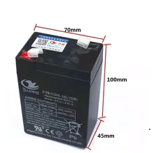 6V 5Ah герметичный аккумулятор для хранения для детей, Детский автомобильный Настольный светильник, наружный динамик, игрушки, UPS, свинцово-кислотный аккумулятор, перезаряжаемый 6V5Ah