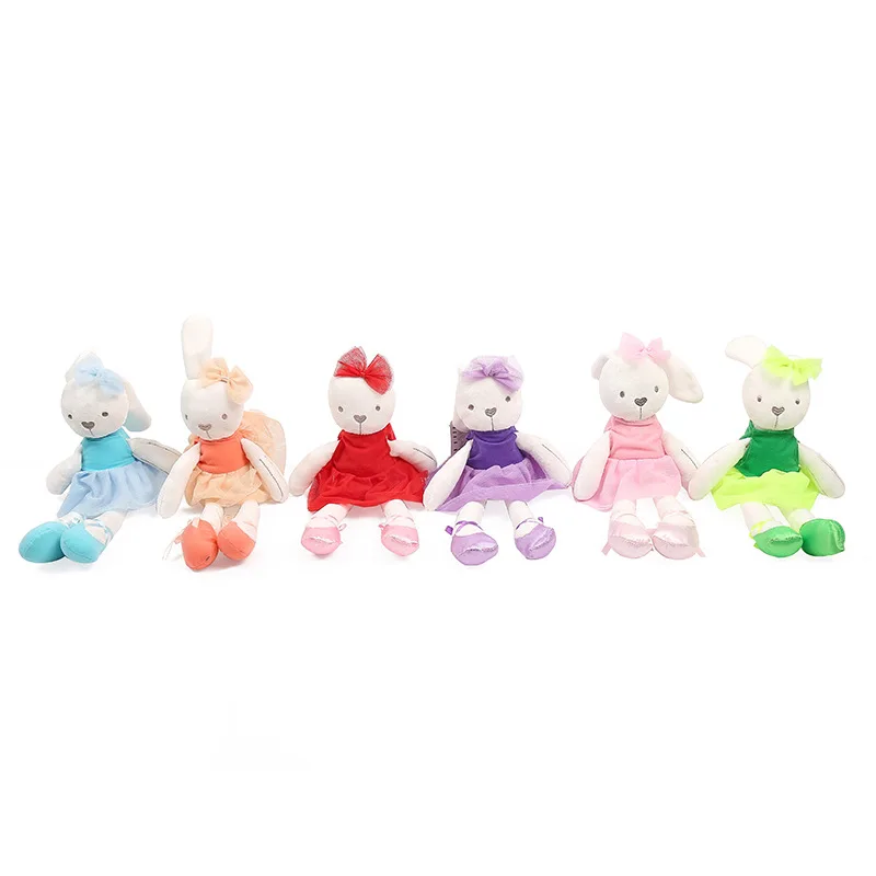Мягкие плюшевые игрушки «кролик», детские погремушки для мобильных телефонов, детский кролик, спящий мате, детские мягкие плюшевые игрушки в виде животных, игрушки для новорожденных