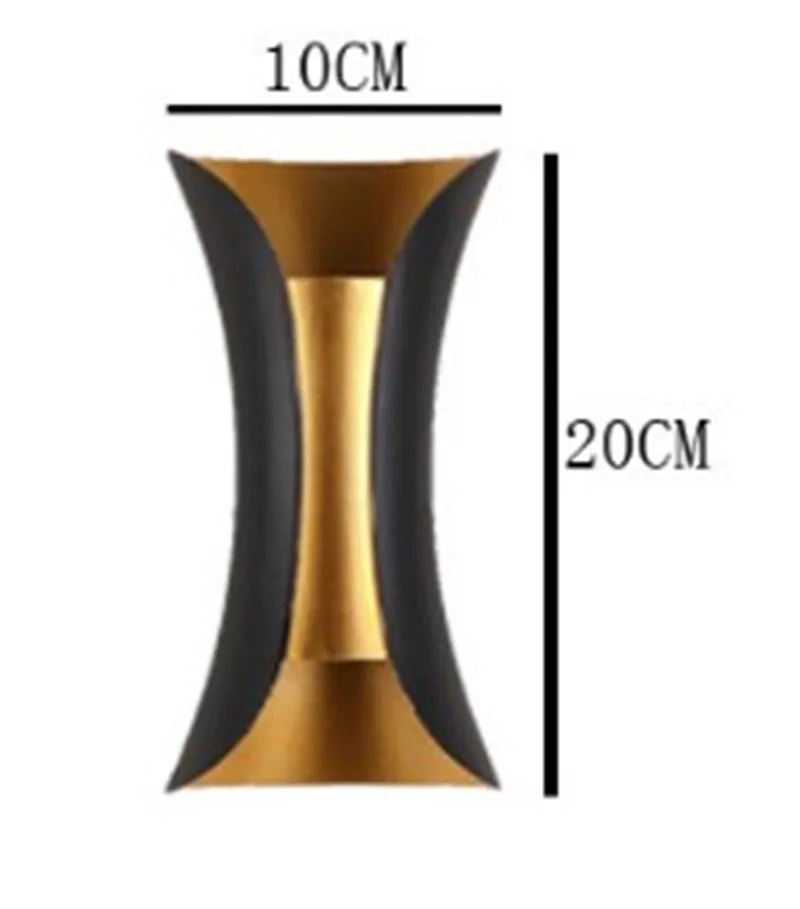 Садовый Настенный Светильник Бра Открытый водонепроницаемый 10 Вт светодиодный настенный светильник для помещений Спальня Дом настенный светильник ing украшения наружные настенные лампы