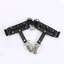 1 шт. новейшая Сексуальная Шипованная подвязка в виде сердца с заклепками в стиле панк-Гота подвязка ручной работы пояс ножное кольцо для женщин подарок один свободный регулируемый