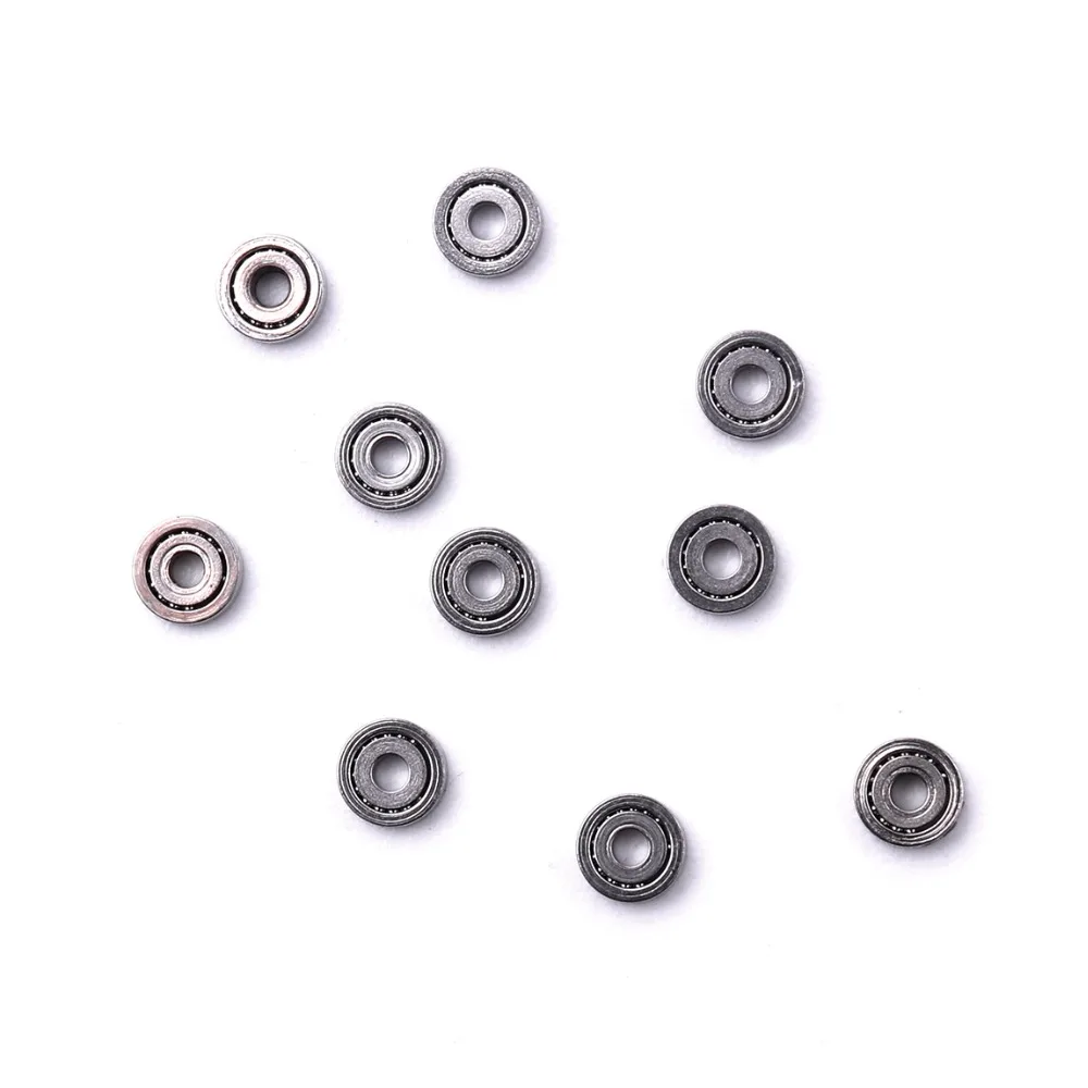 

100 PCS Silver Tone 681ZZ Ball Mini Bearings Iron Deep Groove Bearings Mini Ball Bearing 1*3*1mm Repair Tools