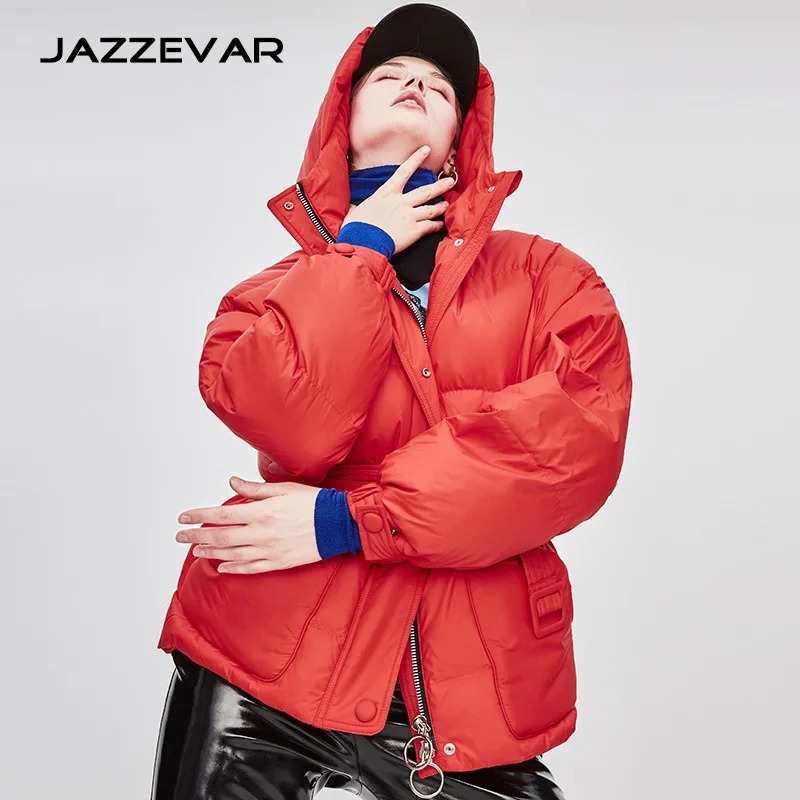 

women winter casual pink blue black white purple red sashes belts down coat ladies plus size loose warm down coat 2019