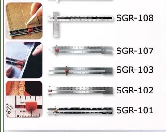 

Space ruler Handmade Cloth Tools Patchwork Sewing Feet Tailor-foot Put Yardstick Cuting Cutting Quilting Rulers SGR-101 SGR-102