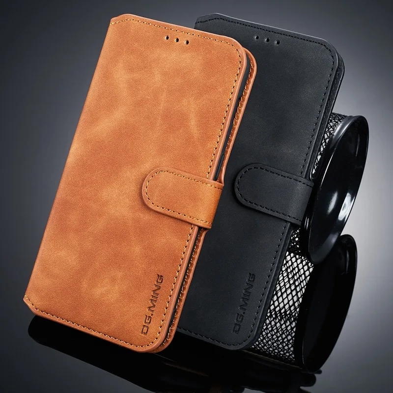 

Luxury Case For Huawei P Smart 2019 Magnetic Flip With Card Slot Wallet Matte Vintage Leather Phone Cover For Psmart Shell Coque