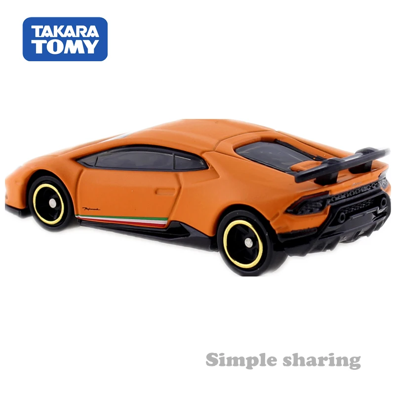 TOMICA, нет. 34 LAMBORGHINI HURANCAN PERFROMANCE japan TAKARA TOMY литой спортивный автомобиль коллекция игрушек модель оранжевый