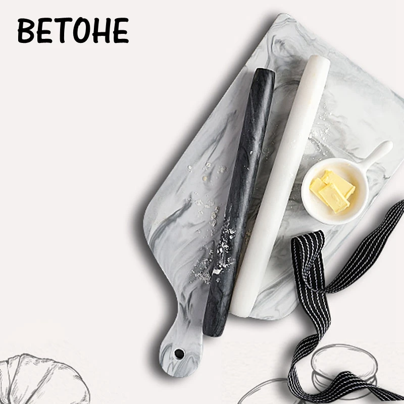 

BETOHE Marble rolling pin kitchen baking gadget dumpling / chaotic skin household trumpet rolling pin