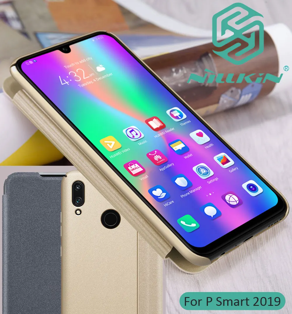 

Nillkin Sparkle PU Leather Case For Huawei P Smart 2019 Flip Cover Wallet Book