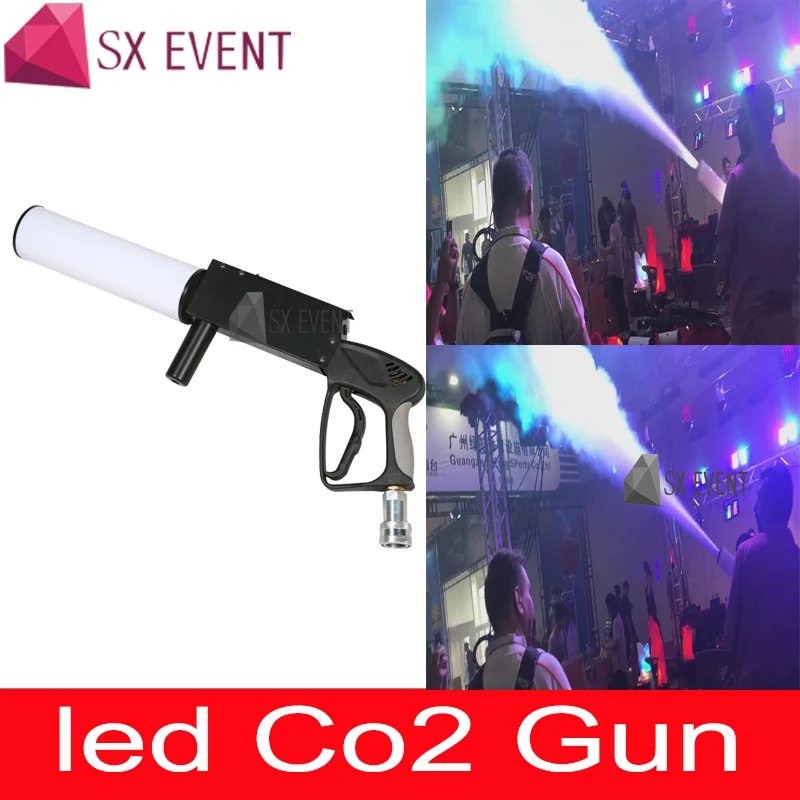 

DJ Entertainment Led CO2 Gun Jet Stage Effect Handhold Equipment DJ Disco Light Club Bar Wedding Party Lights