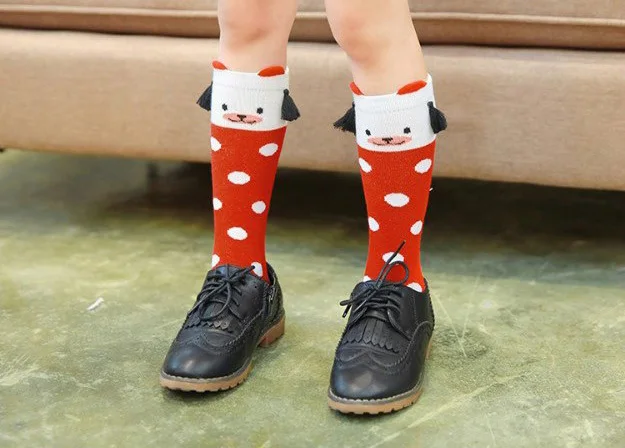 1 пара/лот, детские носки гольфы с героями мультфильмов милые носки для мальчиков осенняя одежда для девочек, для От 2 до 6 лет, детей от 14 до 433 лет