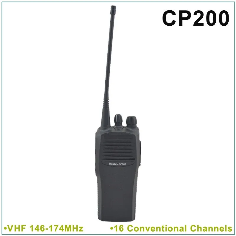 Новый CP200 VHF 146-174 МГц 16 обычных каналов Портативное двухстороннее радио (для моторолаа)