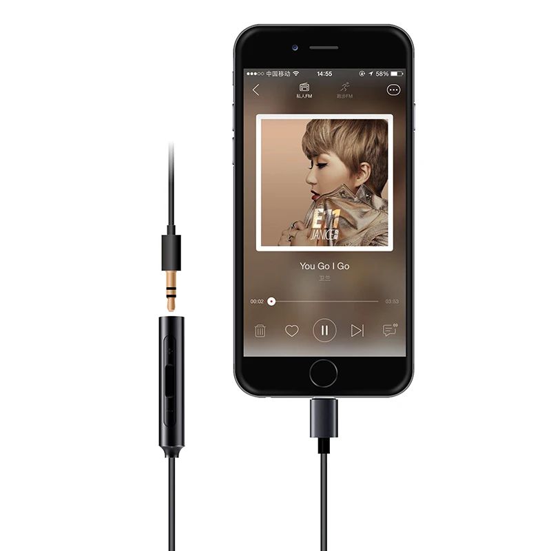 FiiO Amplifier DAC i1 80cm/7cm for Apple for iPhone MFI FiiO 3.5mm for