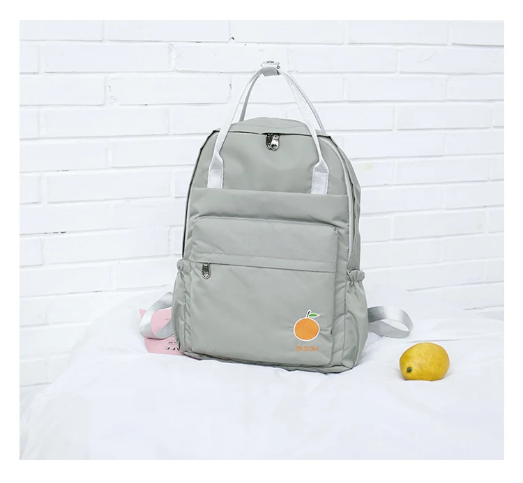 Menghuo 2018 New Preppy Style Fashion Embroidery Ladies Backpack Nylon High Quality Women School Shoulder Bag for Girls Youth2_19