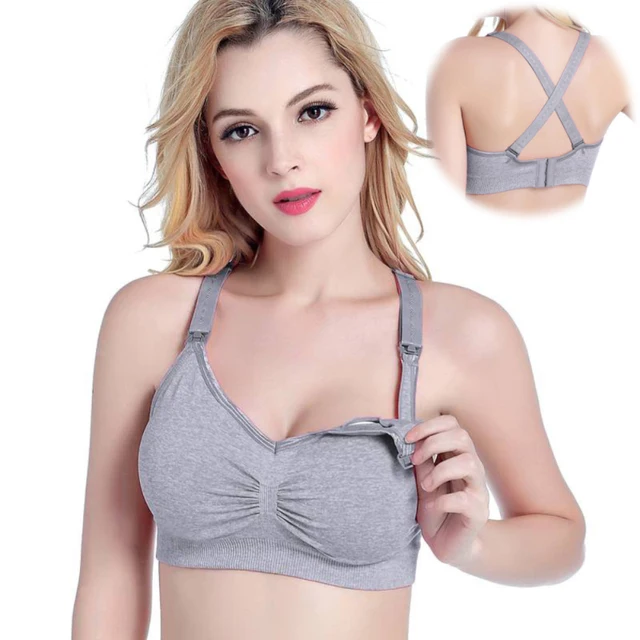 seamless padded sports yoga nursing bra pregnant bralette tank top plus size maternity bras