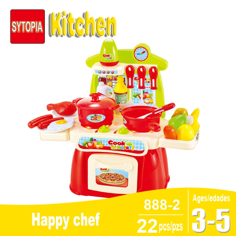 Миниатюрные кухонные Детские игрушки электронный кухонный набор игрушечная