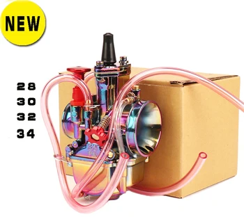 

Colorful 28 30 32 34mm Motorcycle PWK Carburetor Carburador Carb for 110cc - 250cc 2T 4T two stroke Engine Scooter Dirt Pit Bike