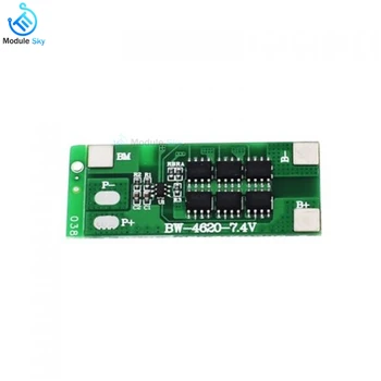 

BMS 2S 12A 7.4V Li-ion 18650 Battery Charge Protection Board PCB Module Balancer Equalizer Board Power Bank Charging