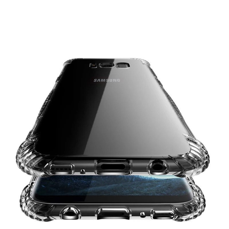 Чехол CAPSSICUM для Samsung S8 противоударный мягкий прозрачный чехол Galaxy Plus