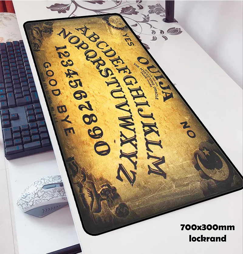 Ouija доска коврик для мыши 700x300x3 мм коврик мышь Notbook компьютер padmouse объемный рисунок игровой геймер клавиатура коврики