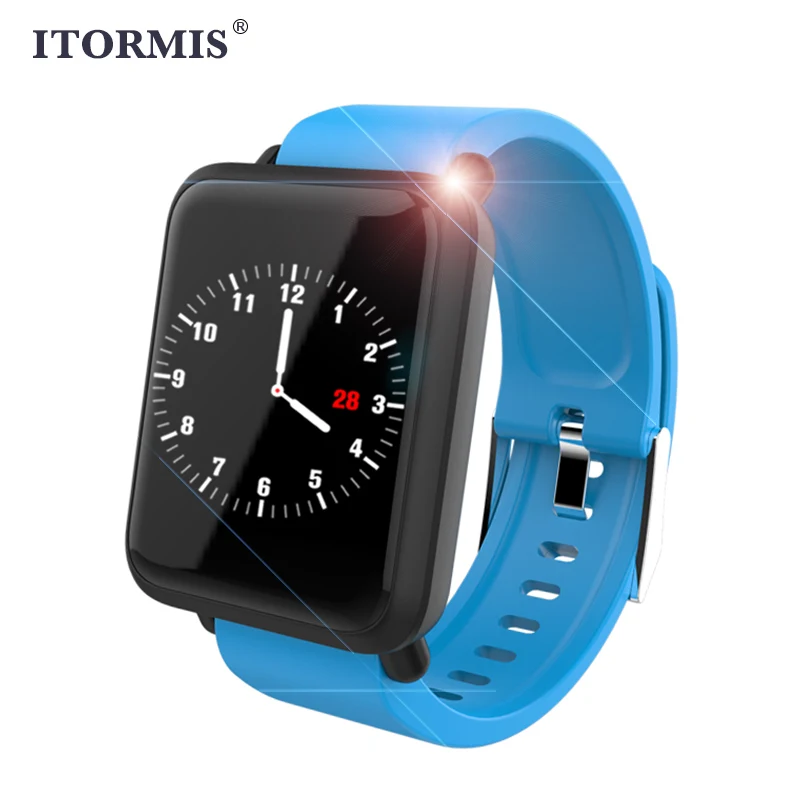 ITORMIS Bluetooth умные часы мужские и женские спортивные фитнес браслет трекер