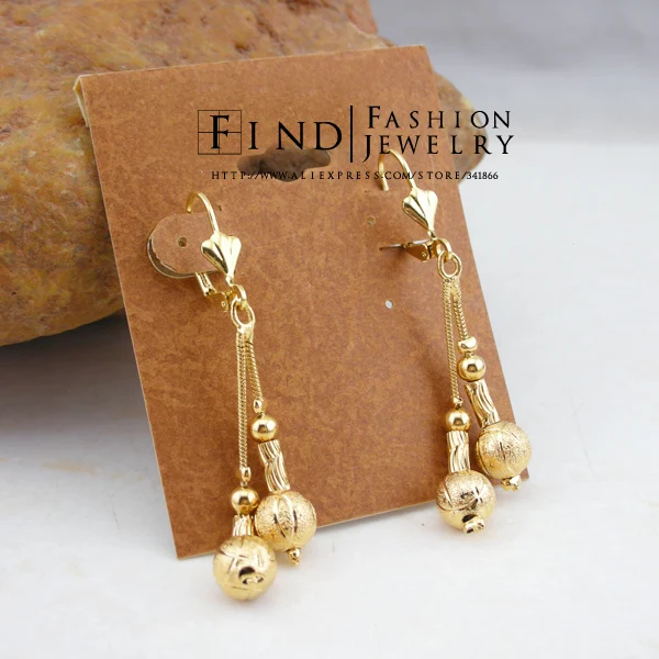 FKZOO10177 Jewelry wholesale 22K Gold Filled earrings