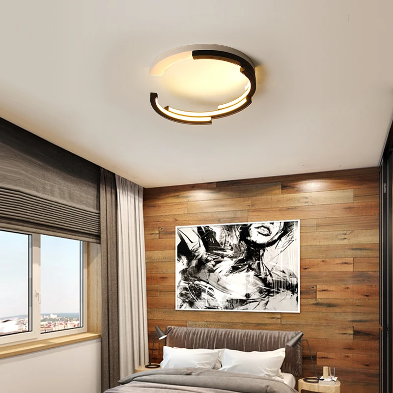 Modern Led Ceiling Light For Living Room Remote Control Creative