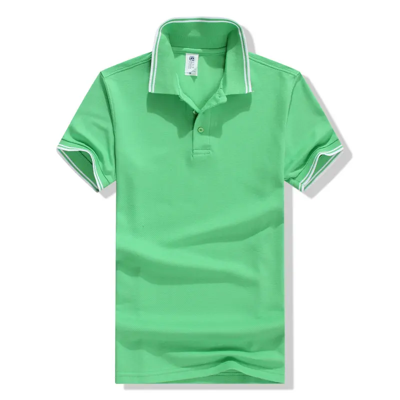 Новая мода Camisetas короткий рукав Masculinas отложным воротником летняя повседневная мужская рубашка 13 видов цветов Большие размеры S-3XL - Цвет: European Size
