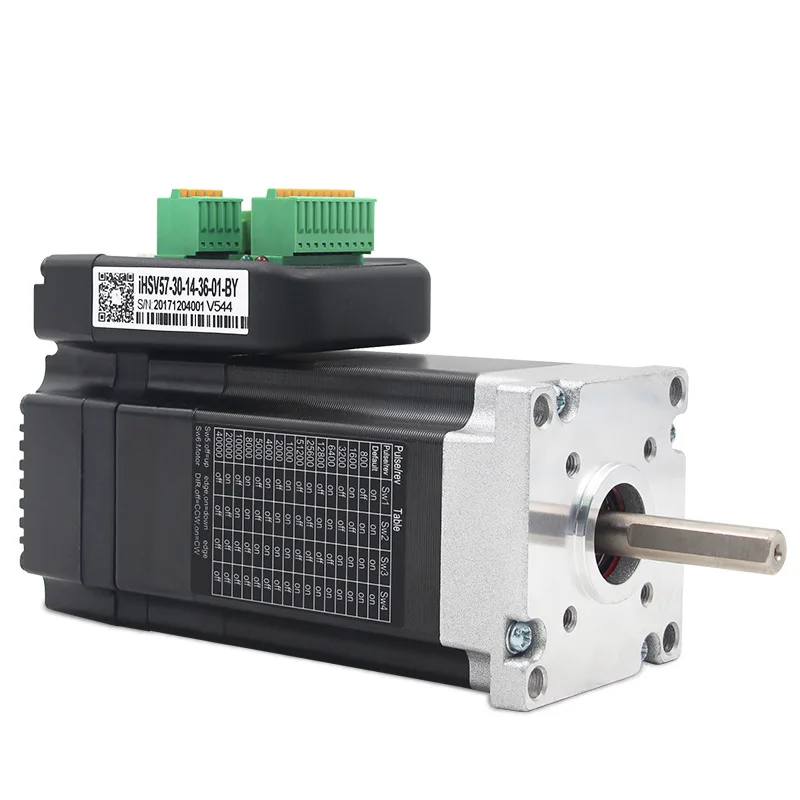 

57 integrated AC servo motor 140W motor driver 0.45NM constant torque 3000 rpm