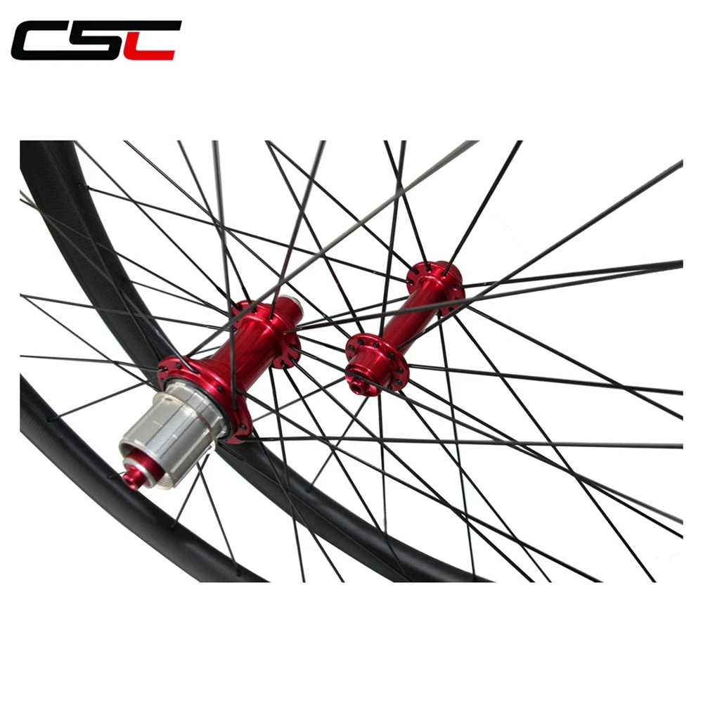 Flash Deal Super light Powerway R13 hub carbon wheelset 20.5/23mm width 24/38/50/60/88mm depth clincher or tubular carbon road bike wheels 3