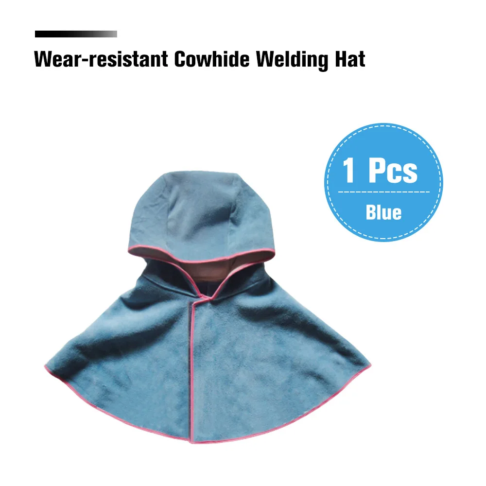 Устойчивые Rebato анти-ожоги головы плеча защитный костюм-устойчивый коровьей шлем сварщика плащ сварщика одежды высокой температуры